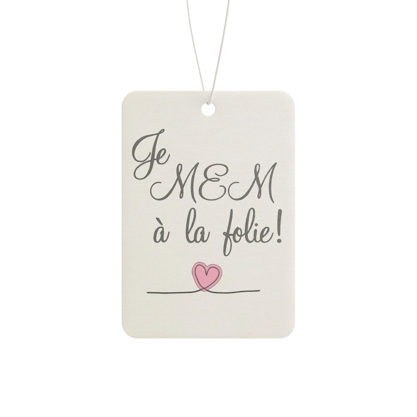 Je MEM à la Folie par Marie-Ève Mongrain Charming Car Air Freshener -Cute Home Decor, Gift for Car Lovers, Aromatic Hanging Ornament, Valentine's [...]