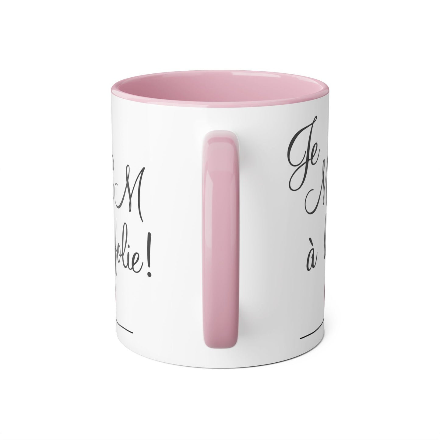 Je MEM à la Folie par Marie-Ève Mongrain, Chic Accent Mugs, Funny Coffee Mug