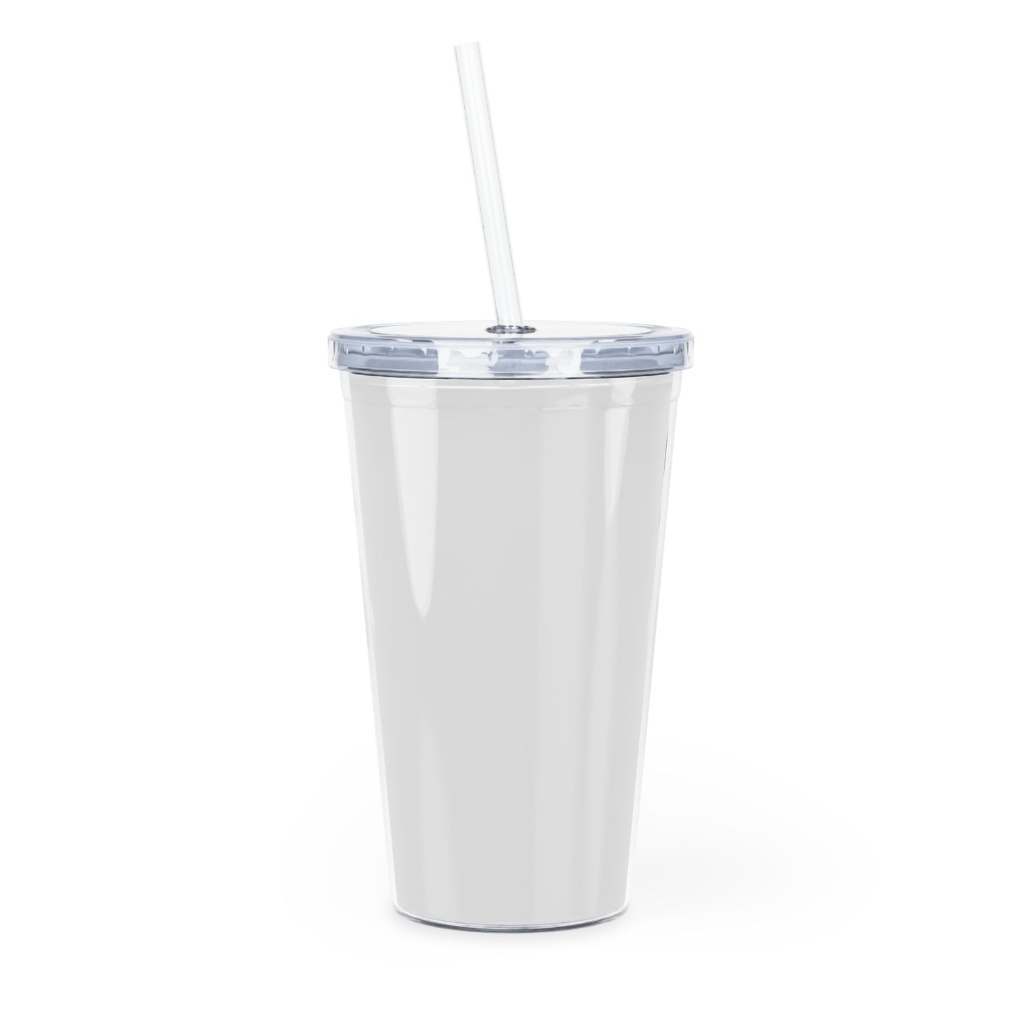 Je MEM à la Folie par Marie-Ève Mongrain, Chic Inspirational Plastic Tumbler with Straw