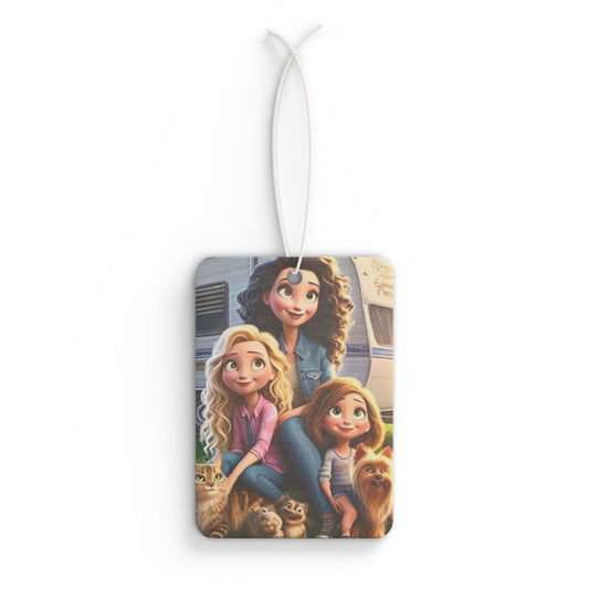 Mongrain's Family Adventures Car Air Freshener, Aromatic Hanging Decor for Road Trips, Cute Gift for Moms, Kids, and Nature Lovers, Spring/Summer [...]