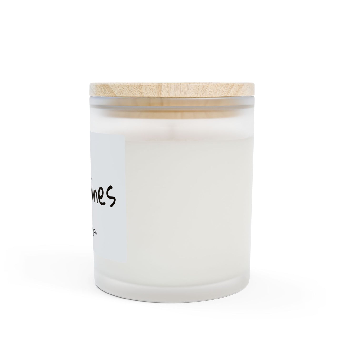 Burn the song "She Shines" by Marie-Ève Mongrain Frosted Glass Candle — 11oz Inspirational Scented Candle