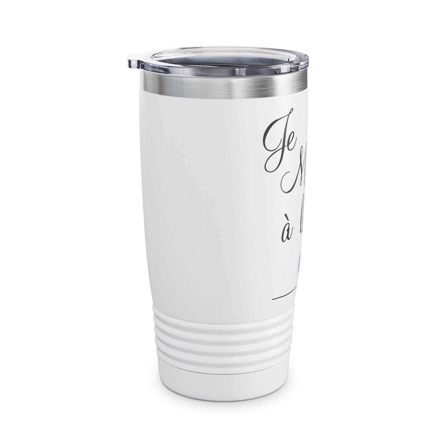 Je MEM à la Folie par Marie-Ève Mongrain Elegant Insulated Tumbler for Coffee Lovers, Perfect Gift for Moms, Travel Mug for Hot and Cold Drinks, Birthday, Anniversary, Christmas