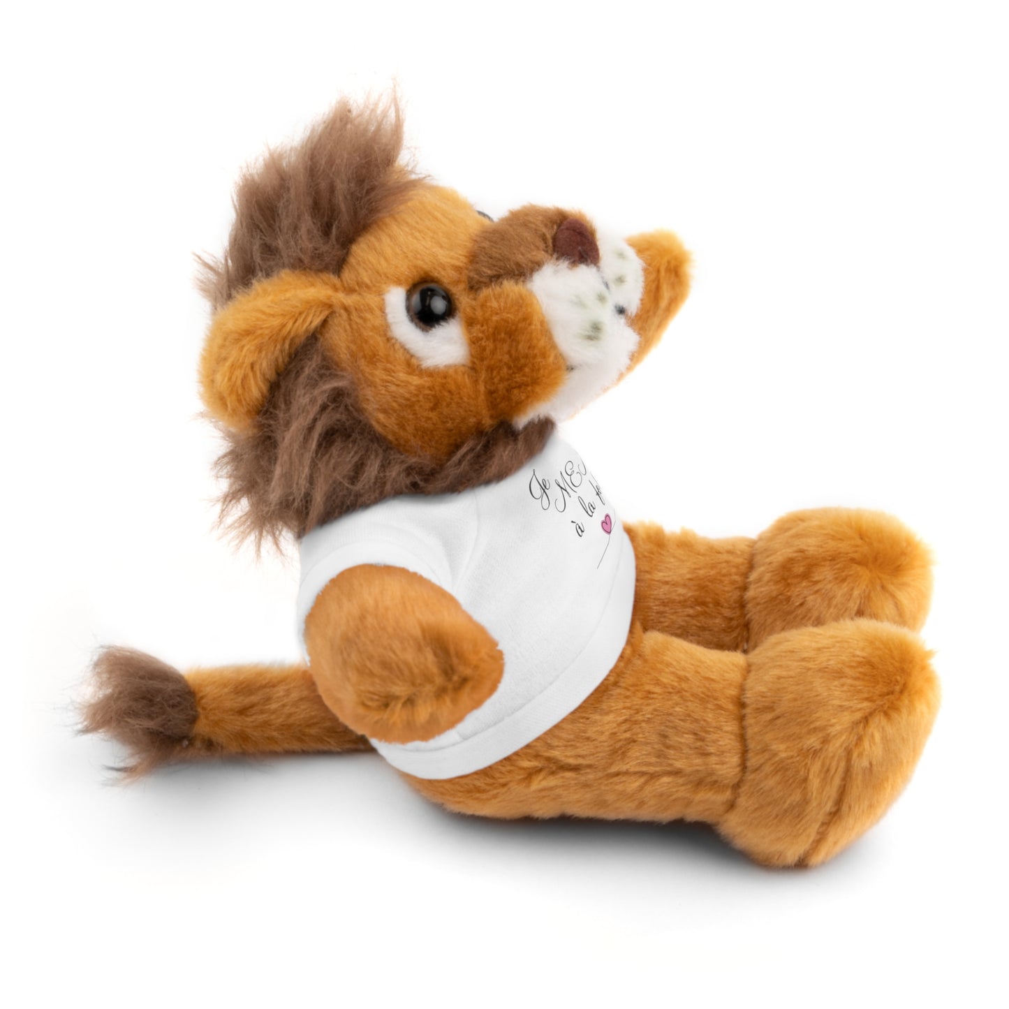 Je MEM à la Folie par Marie-Ève Mongrain Adorable Stuffed Animals with Custom Tee, Perfect Gift for Kids, Birthdays, Baby Showers, Cuddly Toys, Personalized Keepsake