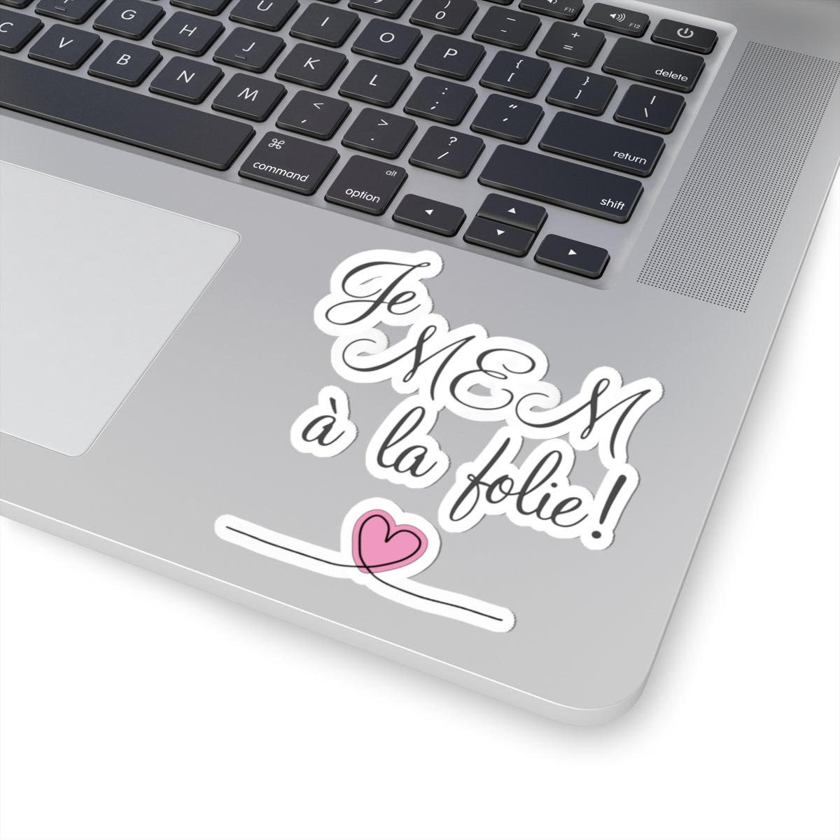 Je MEM à la Folie par Marie-Ève Mongrain, Kiss-Cut Stickers, Cute Laptop Decor, Gift for Friends, Scrapbooking Supplies, Love Note Stickers