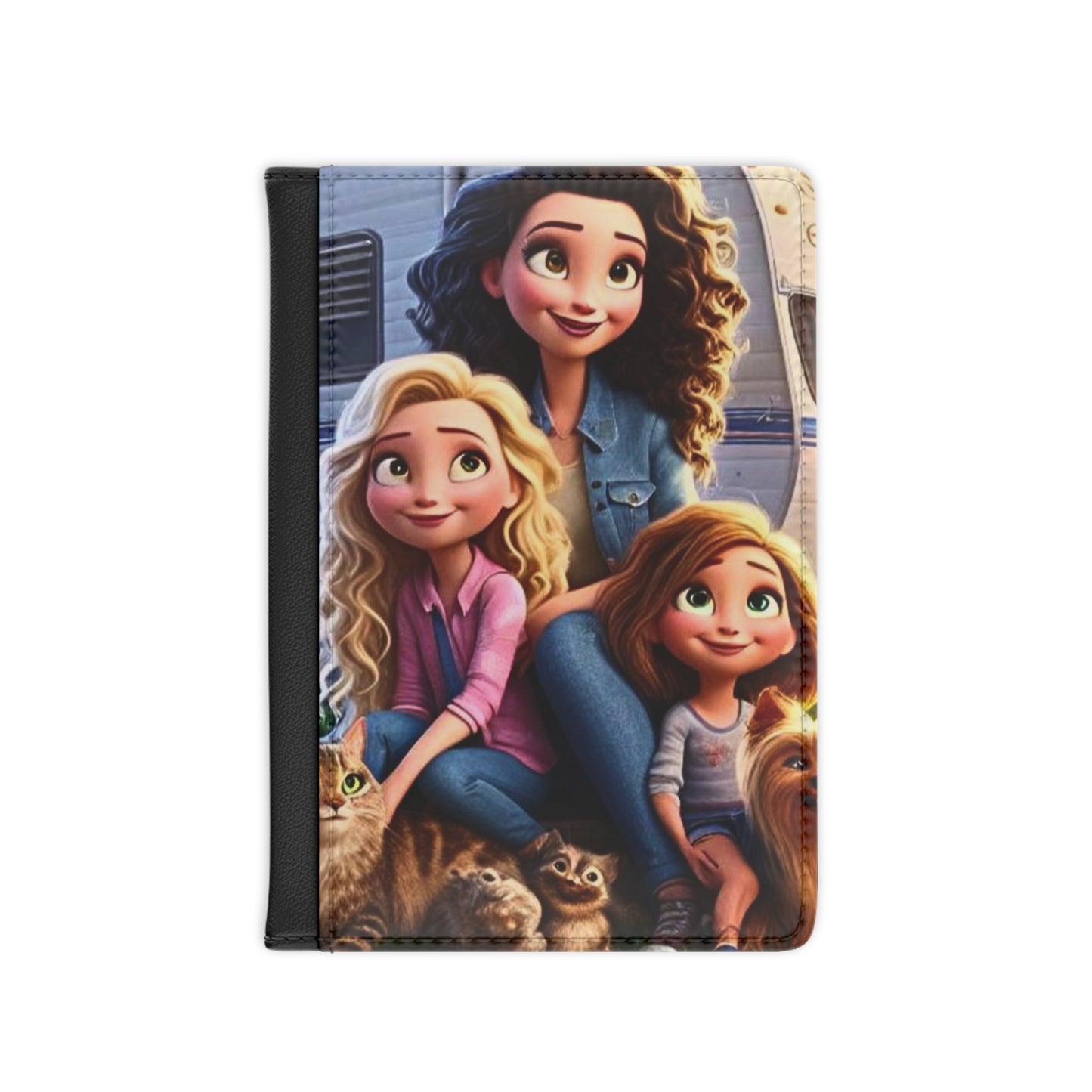 Mongrain's Family Adventures Passport Cover, Travel Accessories, Family Vacation Holder, Unique Gift for Travelers, Holiday Planning Essentials, Cute [...]