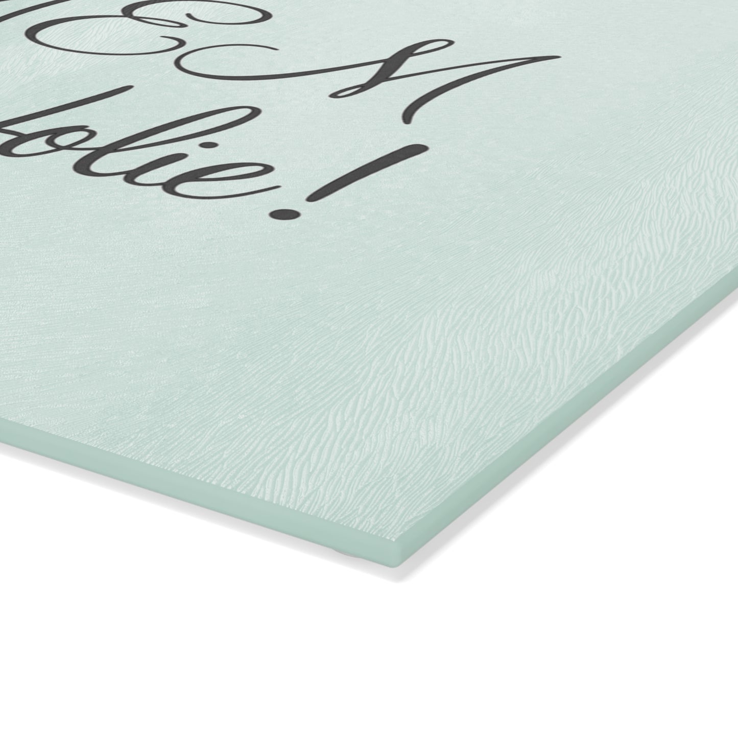 Je MEM à la Folie by Marie-Ève Mongrain Romantic Glass Cutting Board, Kitchen Decor, Wedding Gift, Love Gift, Cooking Accessory, Heart Design, Je MEM à la folie!