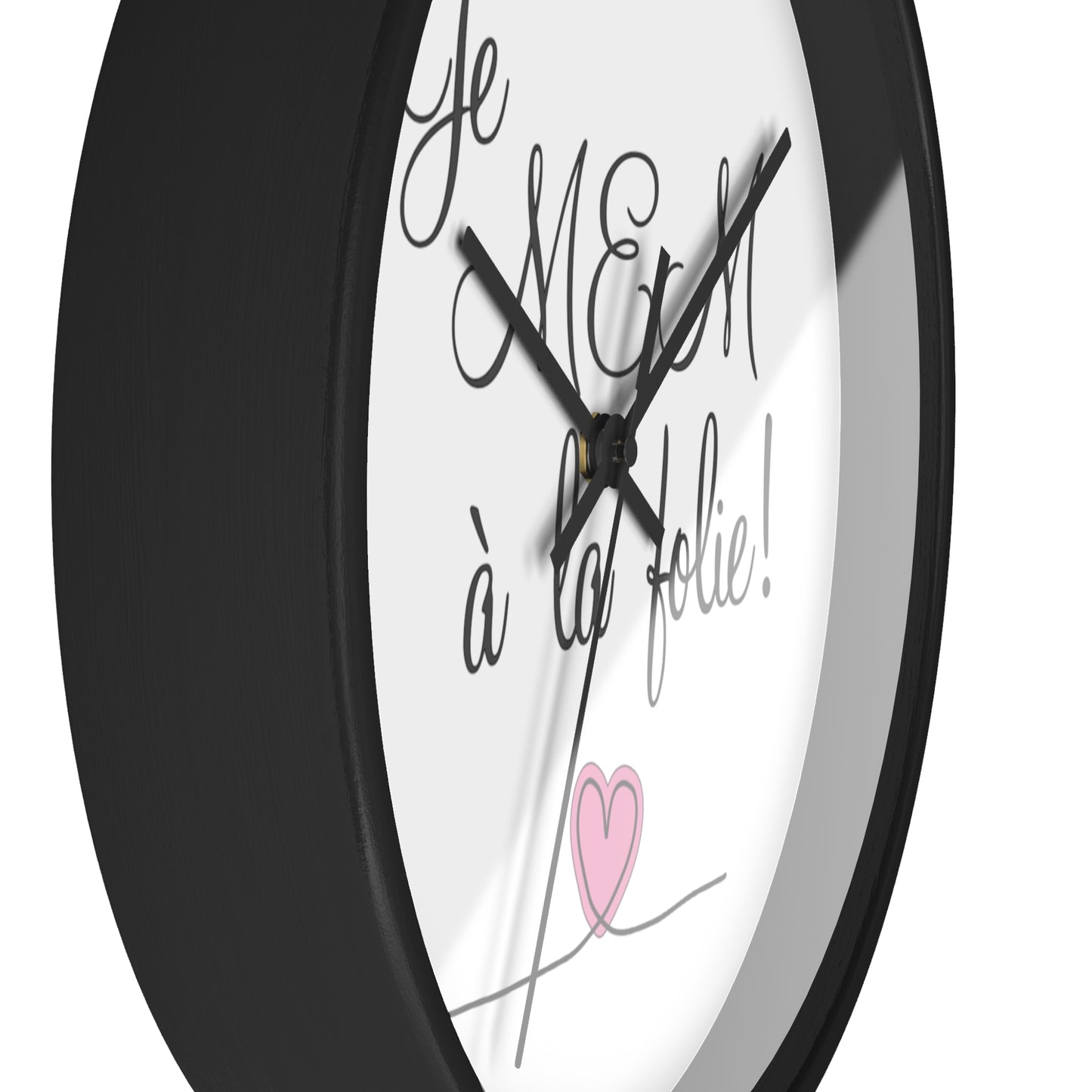 Je MEM à la Folie par Marie-Ève Mongrain, Charming Love Wall Clock, Home Decor
