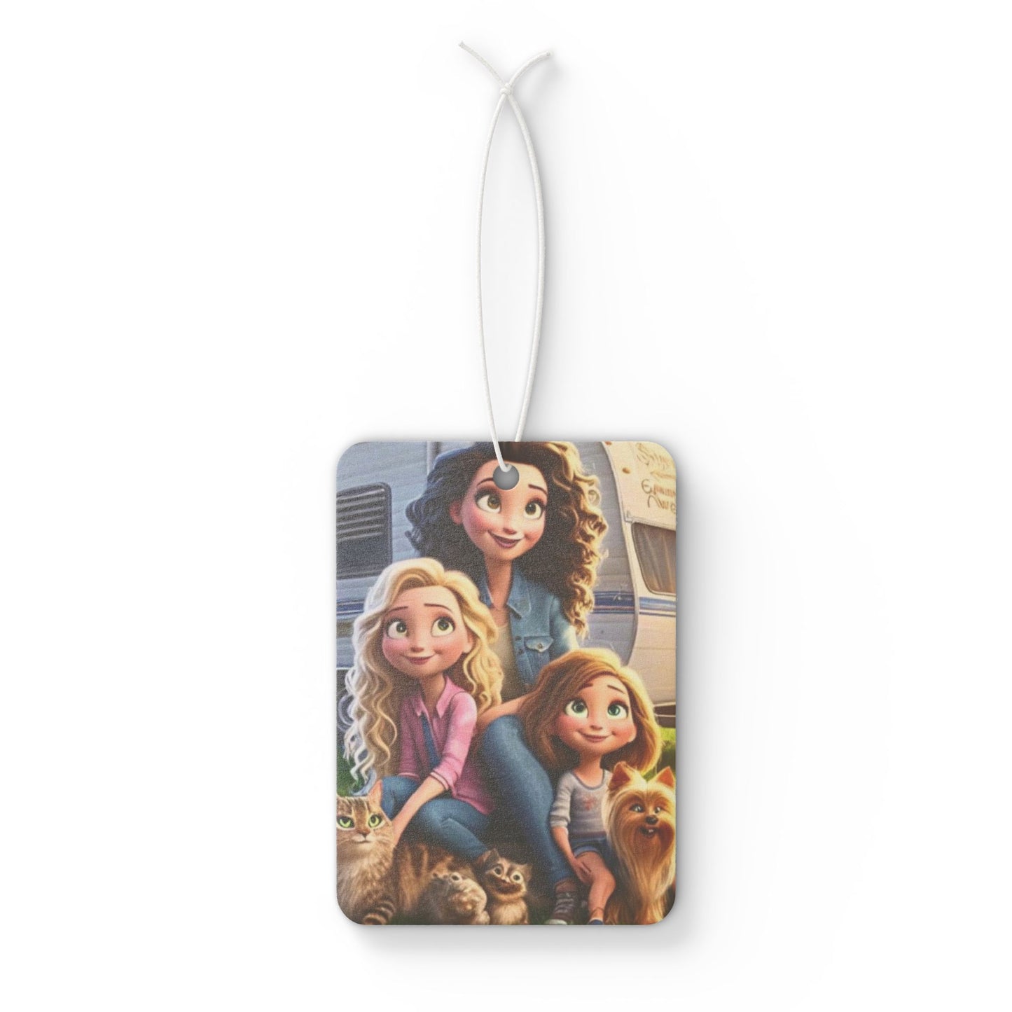 Mongrain's Family Adventures Car Air Freshener, Aromatic Hanging Decor for Road Trips, Cute Gift for Moms, Kids, and Nature Lovers, Spring/Summer [...]