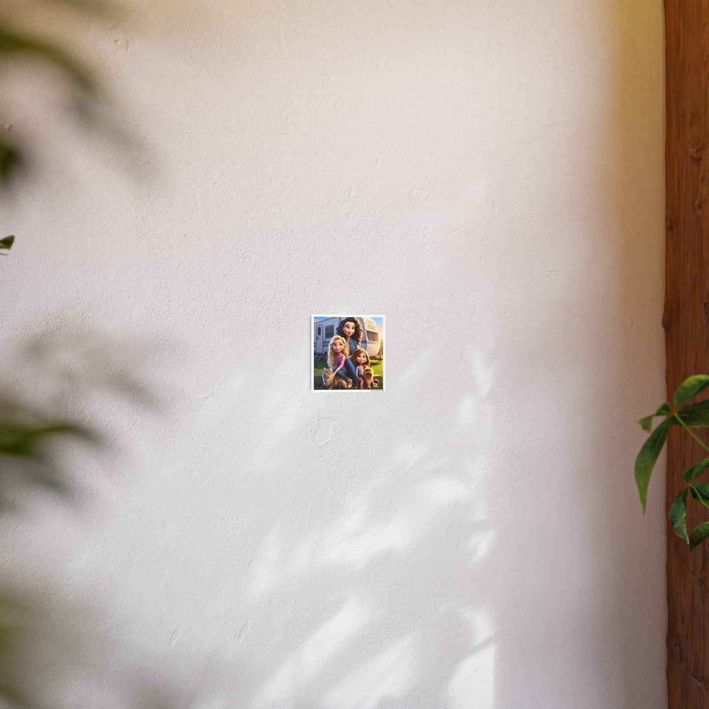 Mongrain's Family Adventures Whimsical Photo Art Posters - Home Decor, Wall Art, Gifts for Pet Lovers, Kids' Room, Family Moments