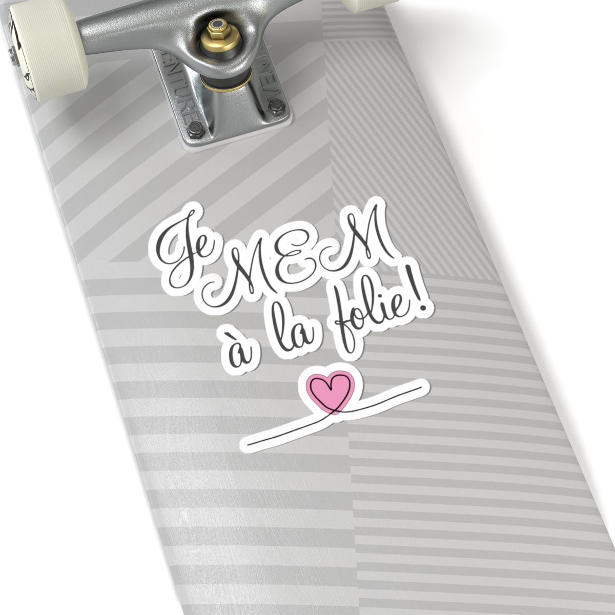 Je MEM à la Folie par Marie-Ève Mongrain, Kiss-Cut Stickers, Cute Laptop Decor, Gift for Friends, Scrapbooking Supplies, Love Note Stickers