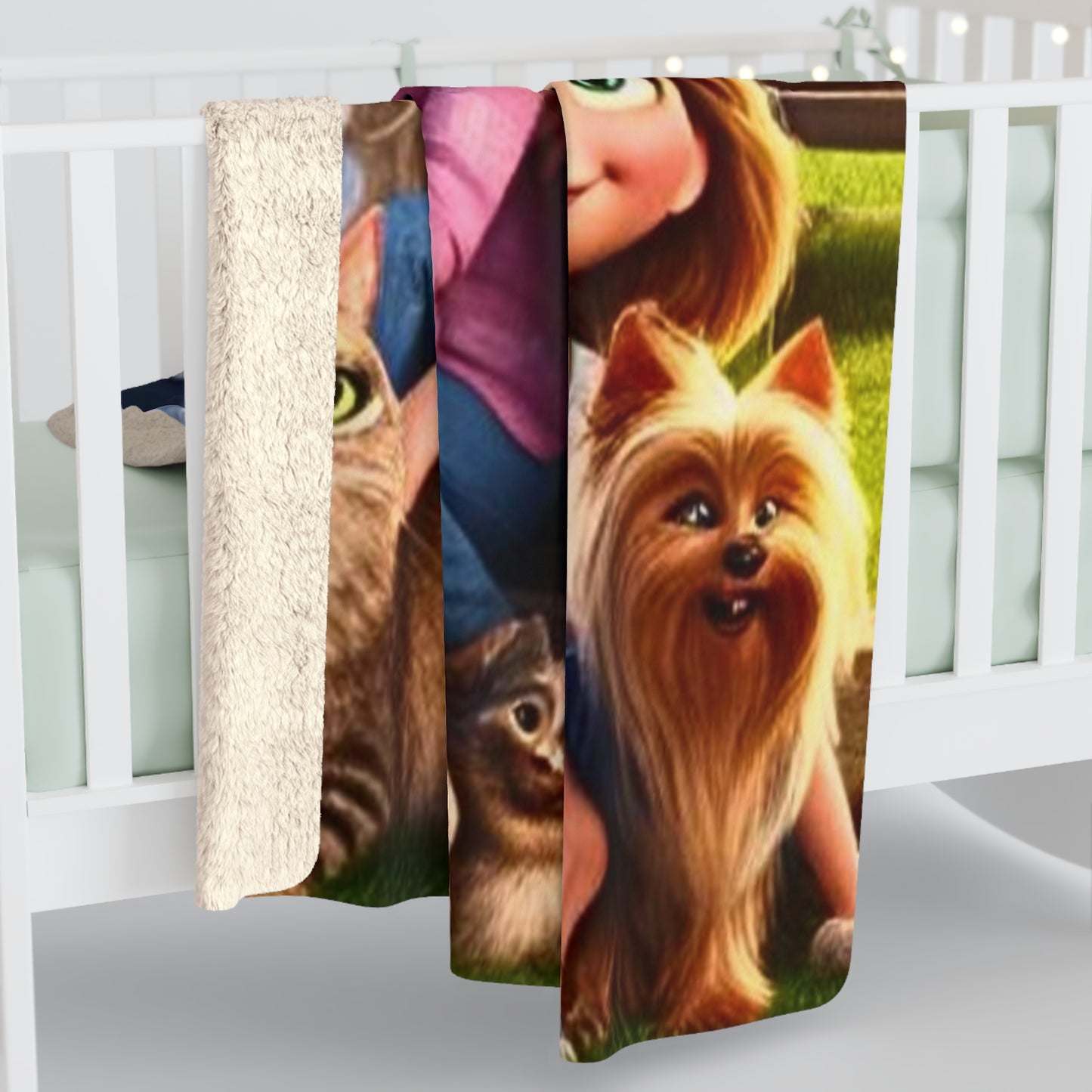 Mongrain's Family AdventuresCozy Family Adventure Sherpa Fleece Blanket, Kids Blanket, Comfy Throw, Home Decor, Gift for Mom, Camping Blanket