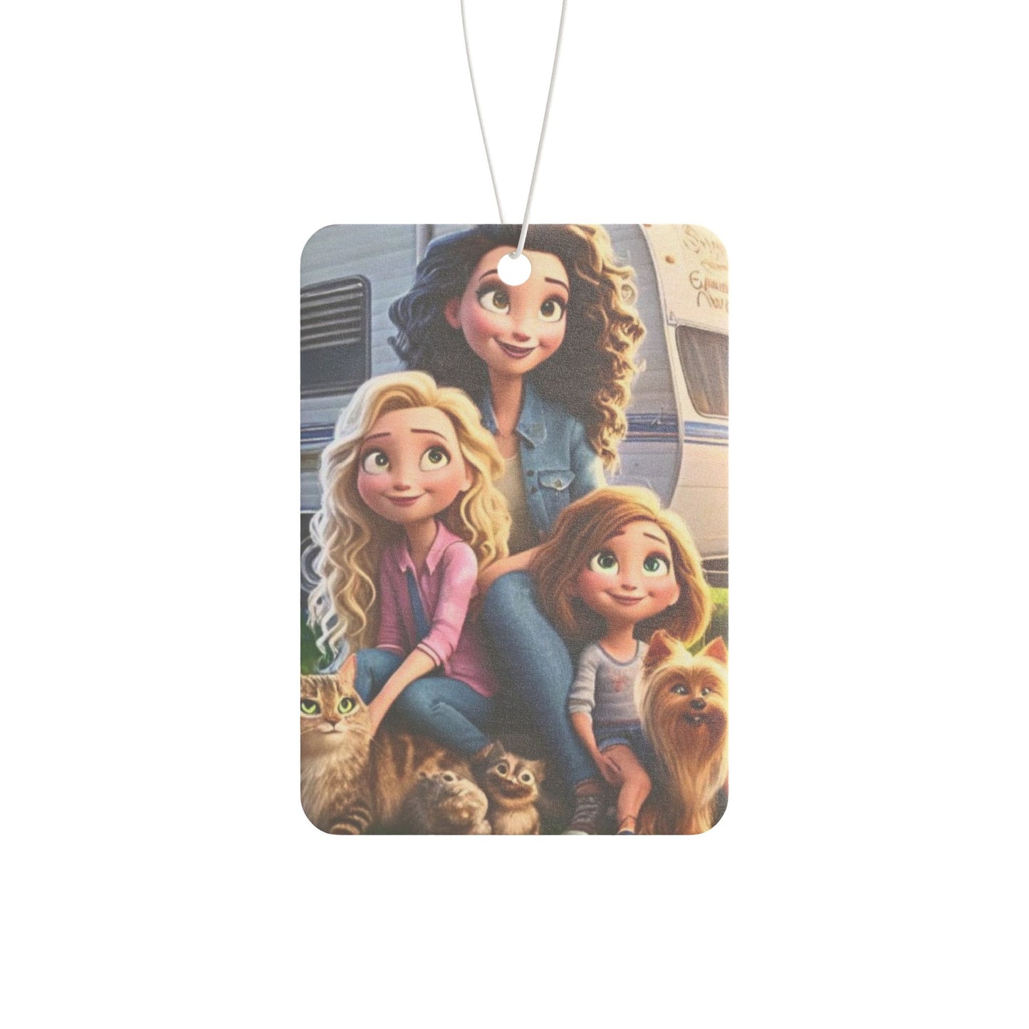 Mongrain's Family Adventures Car Air Freshener, Aromatic Hanging Decor for Road Trips, Cute Gift for Moms, Kids, and Nature Lovers, Spring/Summer [...]